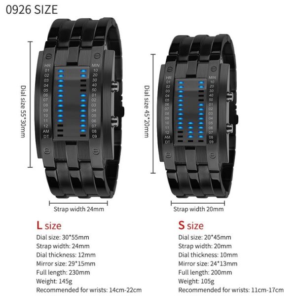 SKMEI 0926 Fashion Couple Men Watch Sports Waterproof Electronic Watch For Man (Black) - Image 6