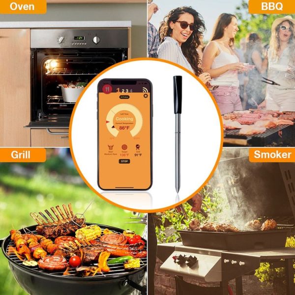 TY530 BBQ Probe Wireless Bluetooth Thermometer Mobile Phone APP Kitchen Food Barbecue Oven Thermometer - Image 10