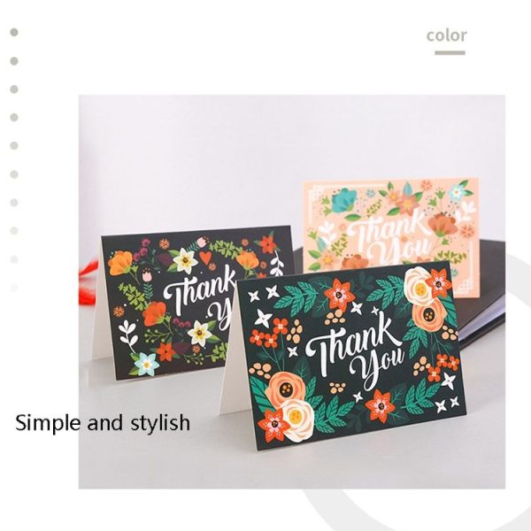 6pcs / Set Christmas Gift Greeting Card Holiday Greeting Message Card (Thank You Greeting Card) - Image 4