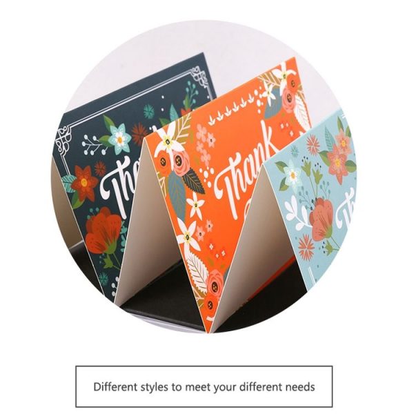 6pcs / Set Christmas Gift Greeting Card Holiday Greeting Message Card (Thank You Greeting Card) - Image 5