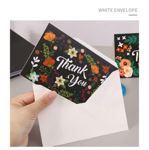 6pcs / Set Christmas Gift Greeting Card Holiday Greeting Message Card (Thank You Greeting Card) - Image 6