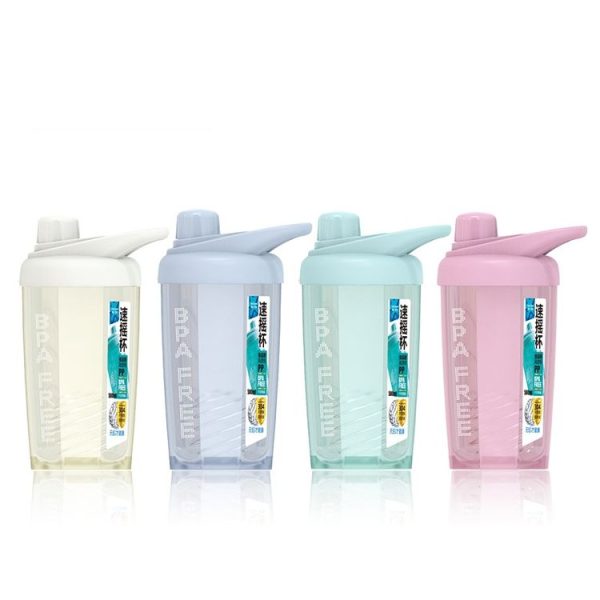 TC-1801 Milkshake Cup Plastic Fitness Sports Water Cup Shaking Cup, Colour: Blue - Image 9