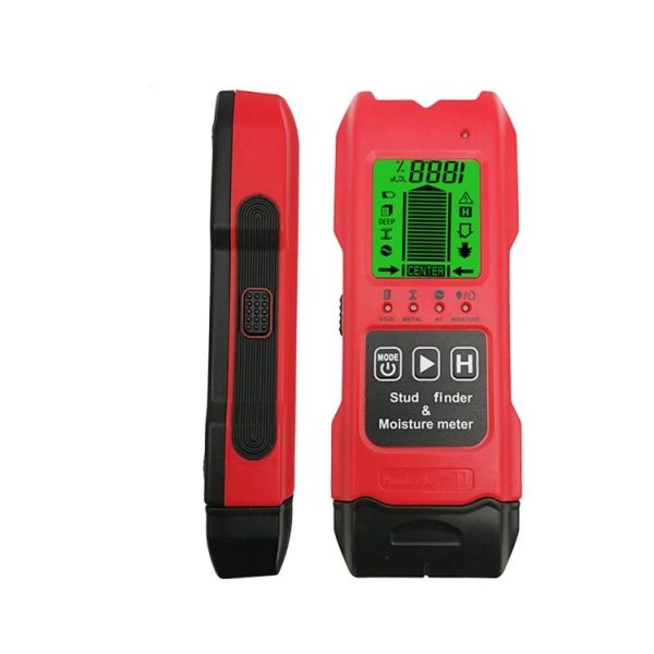 TM200 Wall Detector High-Precision Handheld Metal Wall Detector Measuring Tool (Red) - Image 3