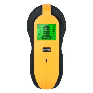 TH250 4 In 1 AC Wire Metal Studs Deep Wall Detector Handheld Metal Detector Stud Wood Beam Column Current Detector (Yellow)