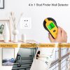 TH250 4 In 1 AC Wire Metal Studs Deep Wall Detector Handheld Metal Detector Stud Wood Beam Column Current Detector (Yellow) - Image 8