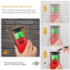 TH240 3 in 1 Underground Metal Detector Wire Wall Stud Center Finder Wood Detector Scanner (Red) - Image 13