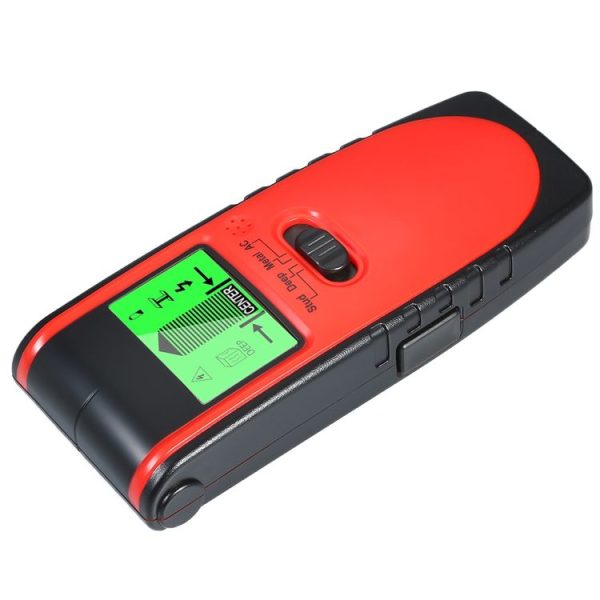 TH240 3 in 1 Underground Metal Detector Wire Wall Stud Center Finder Wood Detector Scanner (Red) - Image 3