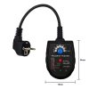 S2001 Socket Phase Detector Multi-Function Three-Phase Loop Socket Circuit Leakage Detector, EU Plug - Image 2