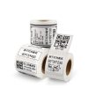 Thermal Label Paper Self-Adhesive Paper Fixed Asset Food Clothing Tag Price Tag for NIIMBOT B11 / B3S, Size: 40x60mm 125 Sheets - Image 3