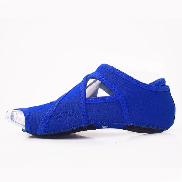 HiSEA 0030 Cross Instep Non-Slip Fingerless Dance Shoes Yoga Shoes, Size: S (35-36) (Sapphire Blue) - Image 2