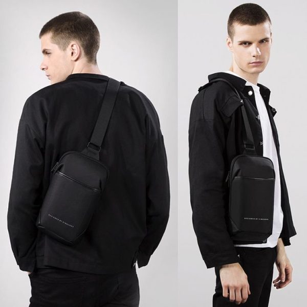 KINGSONS KS3211W Business Casual Chest Bag Water-Repellent Multi-Functional Wear-Resistant Messenger Bag - Image 15