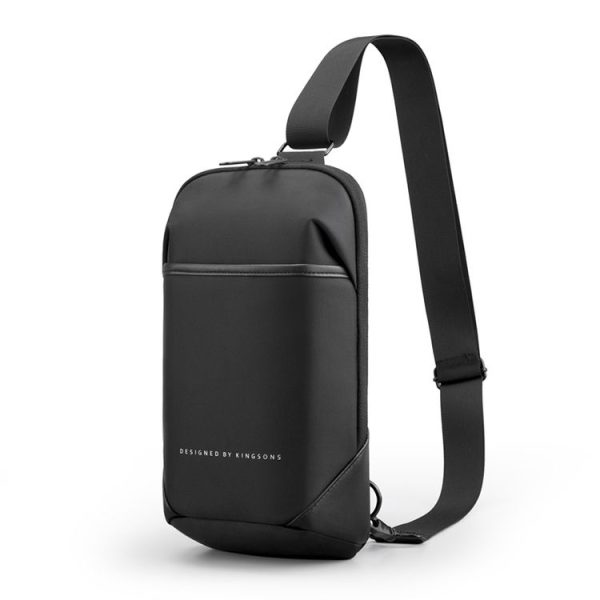 KINGSONS KS3211W Business Casual Chest Bag Water-Repellent Multi-Functional Wear-Resistant Messenger Bag - Image 2