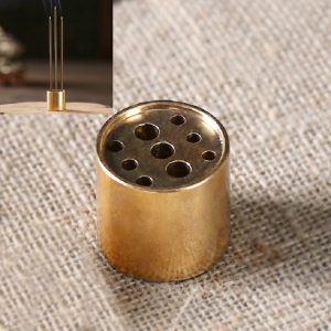 5 PCS Copper Nine-hole Incense Stick Incense Plate Incense Porous Incense Burner, Size: Medium