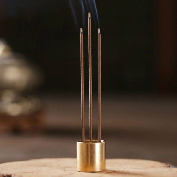 5 PCS Copper Nine-hole Incense Stick Incense Plate Incense Porous Incense Burner, Size: Medium - Image 6
