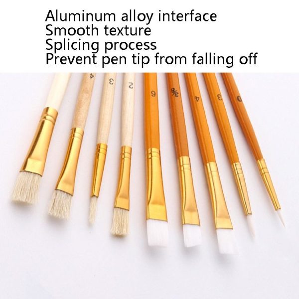 ZHU TING 25 PCS / Set Multifunctional Oil Paint Brush Gouache Watercolor Acrylic Paint Brush Student Painting Supplies - Image 6
