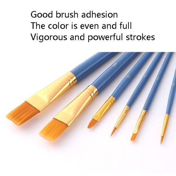 ZHU TING 25 PCS / Set Multifunctional Oil Paint Brush Gouache Watercolor Acrylic Paint Brush Student Painting Supplies - Image 8