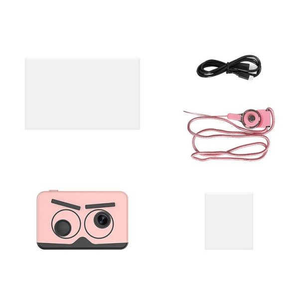 X22 Pink LD Children Mini SLR Camera Toy HD Auto Focus Digital Camera - Image 12