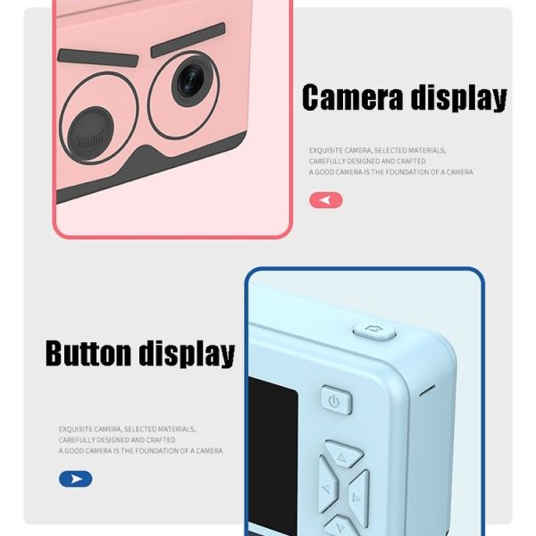 X22 Yellow LD Children Mini SLR Camera Toy HD Auto Focus Digital Camera - Image 4