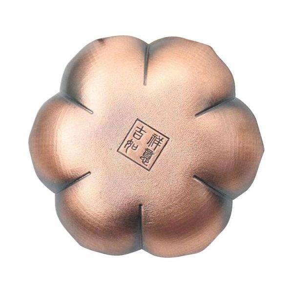Household Bedroom Alloy sandalwood Furnace Creative Antique Line Incense Burner Incense Holder, Style: Gourd (Red Copper) - Image 3