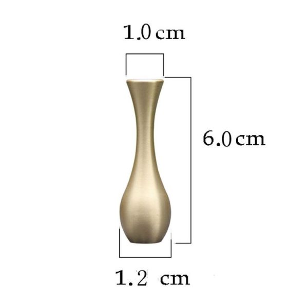 2 PCS Mini Small Vase Incense Tabletop Antique Living Room Flower Arrangement Creative Decoration - Image 2