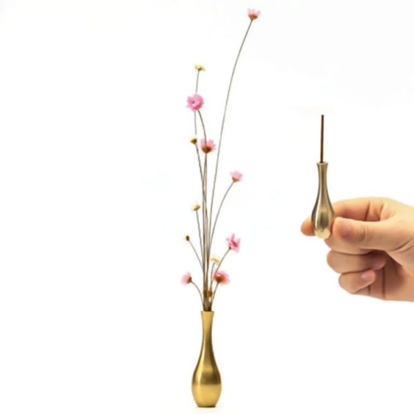2 PCS Mini Small Vase Incense Tabletop Antique Living Room Flower Arrangement Creative Decoration - Image 3