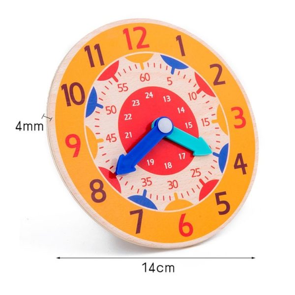 KBX-974 5 PCS Time Cognition Digital Clock Children Early Education Toy (Green) - Image 3
