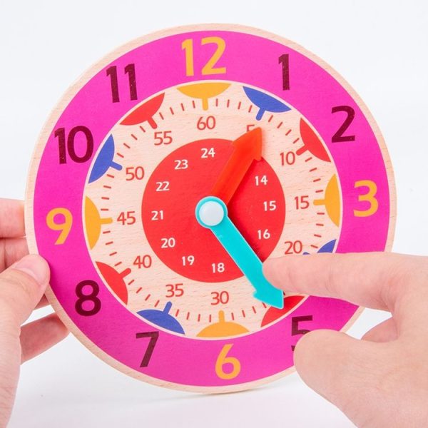 KBX-974 5 PCS Time Cognition Digital Clock Children Early Education Toy (Green) - Image 5