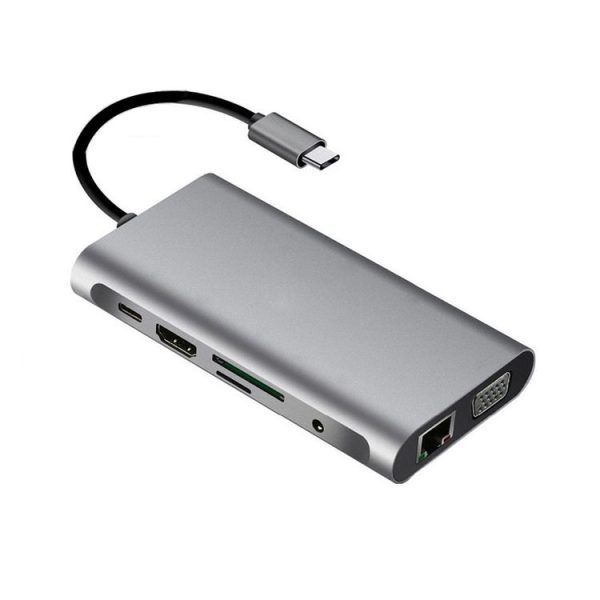 10 in 1 Type-C Multi-Function Docking Station PD Fast Charging HUB - Image 2