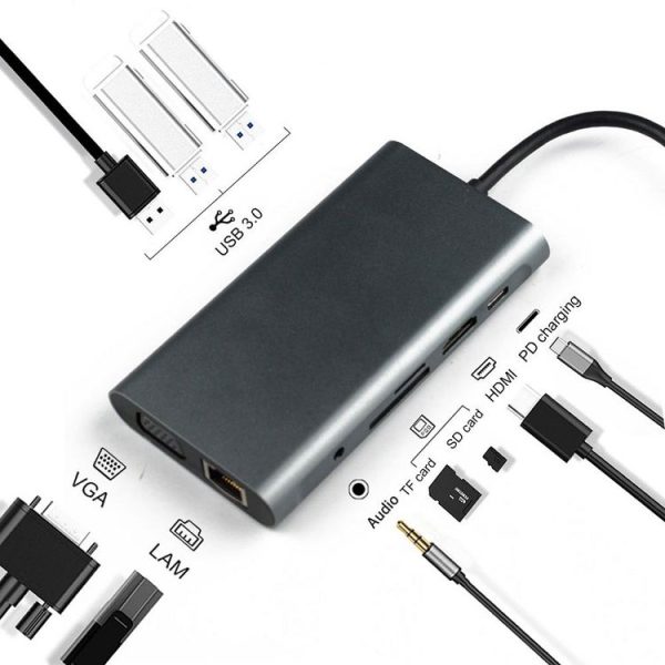 10 in 1 Type-C Multi-Function Docking Station PD Fast Charging HUB - Image 5