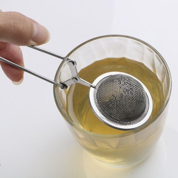 2 PCS Stainless Steel Sphere Mesh Tea Strainer Coffee Herb Spice Filter Tea Infuser - Image 5