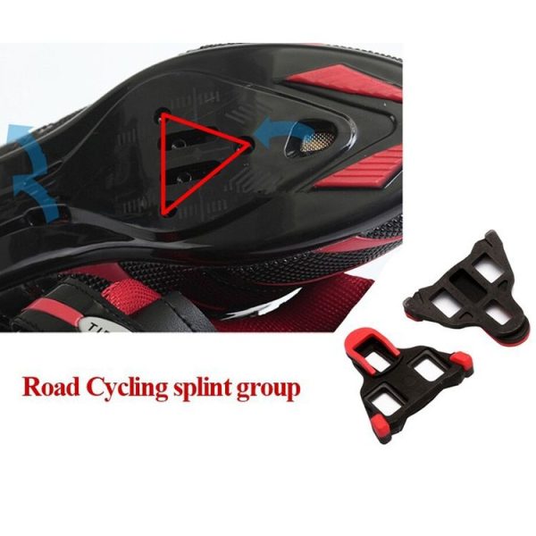 1 Pair Bicycle Splint Set 6 Degrees Road Lock Plate Special For Road Bike Shoes (Splint Pad) - Image 4