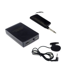 WR601 Wireless Amplifier Microphone / Lavalier Microphone For Meeting & Etiquette, Random Light Colors Delivery