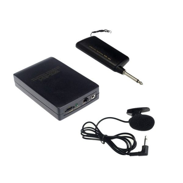WR601 Wireless Amplifier Microphone / Lavalier Microphone For Meeting & Etiquette, Random Light Colors Delivery