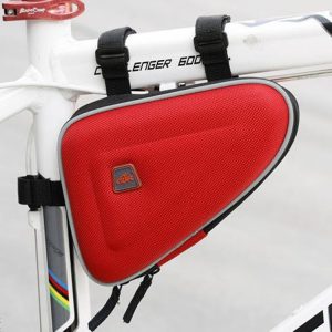 CBR EVA Hard Shell Bag Mountain Bike Bicycle Triangle Bag Saddle Bag (Red)