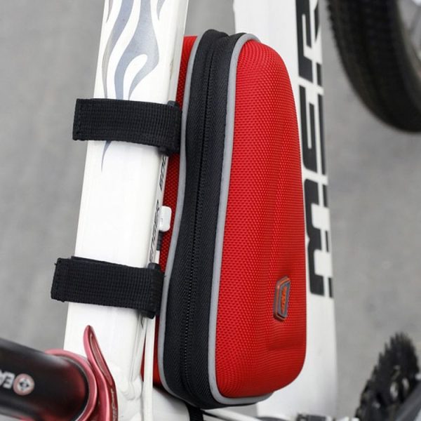 CBR EVA Hard Shell Bag Mountain Bike Bicycle Triangle Bag Saddle Bag (Red) - Image 7
