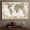 Antique Poster Wall Chart Retro Matte Kraft Paper World Map, Size: 21X30cm - Image 2