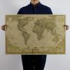 Antique Poster Wall Chart Retro Matte Kraft Paper World Map, Size: 21X30cm - Image 7