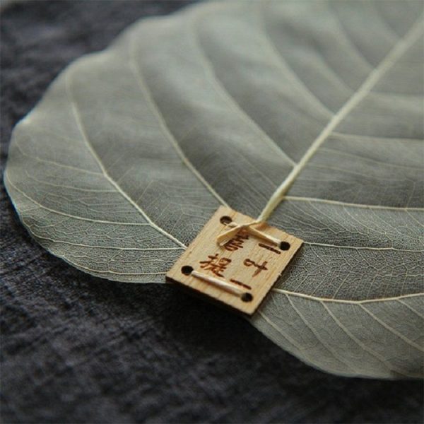 Creative Personality Natural Bodhi Leaf Filter Tea Leak, Specification: Bodhi Leaf - Image 2