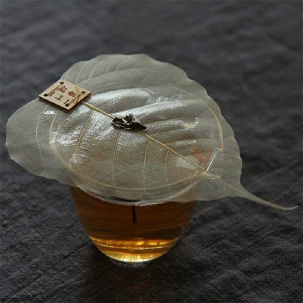 Creative Personality Natural Bodhi Leaf Filter Tea Leak, Specification: Bodhi Leaf - Image 4