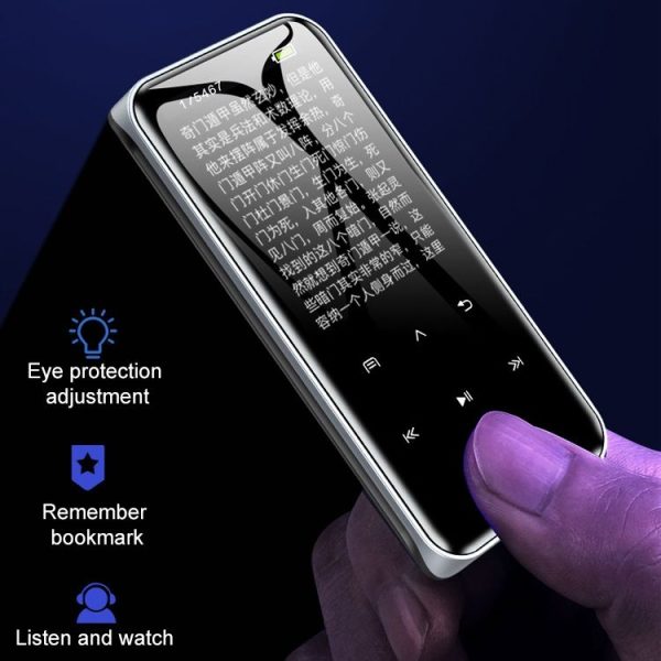 M22 Portable Bluetooth Touch Screen MP3 Player Recorder E-Book, Memory Capacity: 4GB (Black) - Image 10