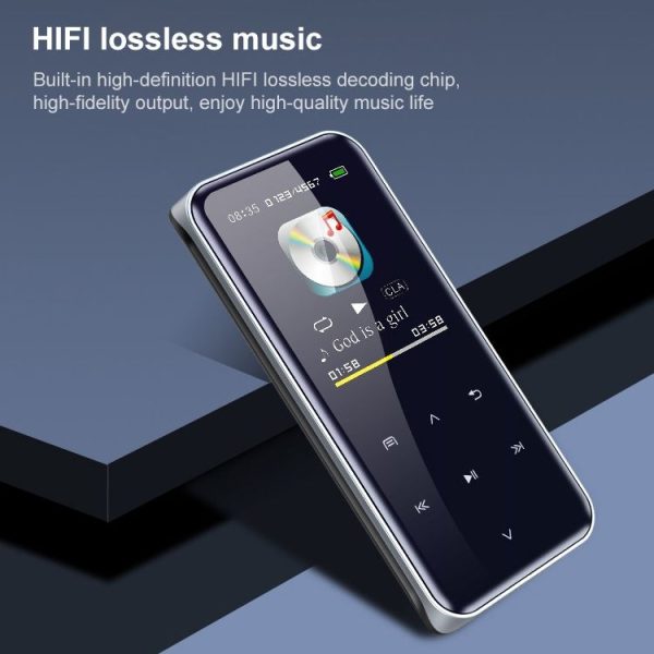 M22 Portable Bluetooth Touch Screen MP3 Player Recorder E-Book, Memory Capacity: 4GB (Black) - Image 13