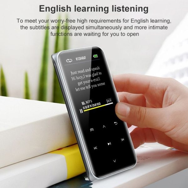 M22 Portable Bluetooth Touch Screen MP3 Player Recorder E-Book, Memory Capacity: 4GB (Black) - Image 14