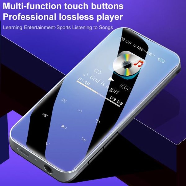 M22 Portable Bluetooth Touch Screen MP3 Player Recorder E-Book, Memory Capacity: 4GB (Black) - Image 6