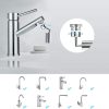720-Degree Universal Rotating Faucet Anti-Splash Spout Filter Dual-Function Faucet, Specification: Two Sections - Image 6