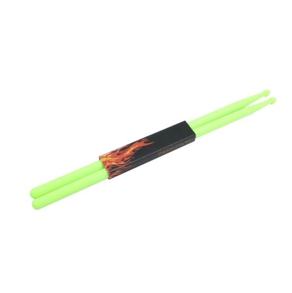 2 PCS Drumsticks Drum Kits Accessories Nylon Drumsticks, Colour: Light Green - Image 2