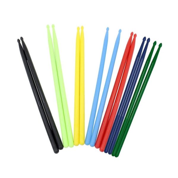 2 PCS Drumsticks Drum Kits Accessories Nylon Drumsticks, Colour: Light Green - Image 4