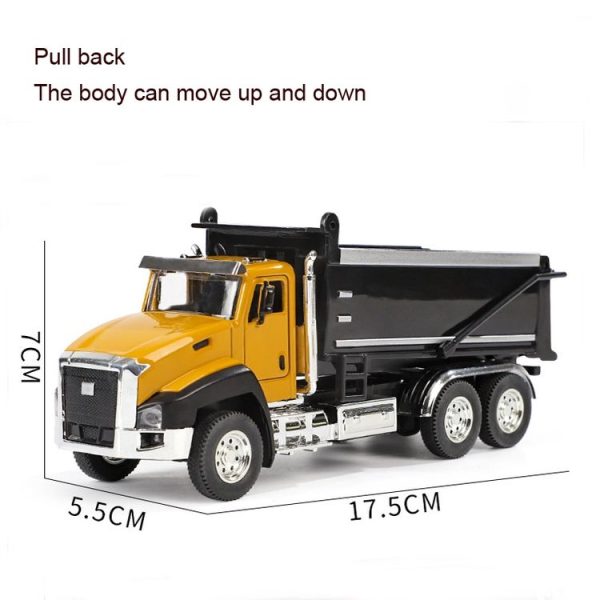 Children Toy Engineering Vehicle Set Simulation Alloy Car Model (Dump Truck) - Image 2