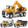 Children Toy Engineering Vehicle Set Simulation Alloy Car Model (Dump Truck) - Image 3
