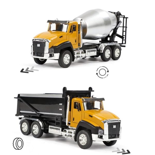 Children Toy Engineering Vehicle Set Simulation Alloy Car Model (Dump Truck) - Image 5