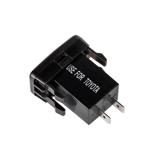 Car Charger Original Hole Non-Destructive Modification Of Dual Usb Car Charger With Line Suitable For Toyota (FTWU Blue Light) - Image 4